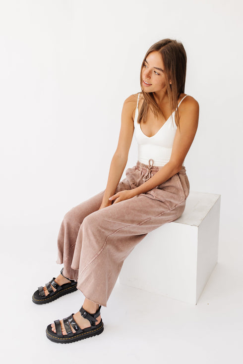 Sun Soaked Lounge Pant// Clay *RESTOCKED*